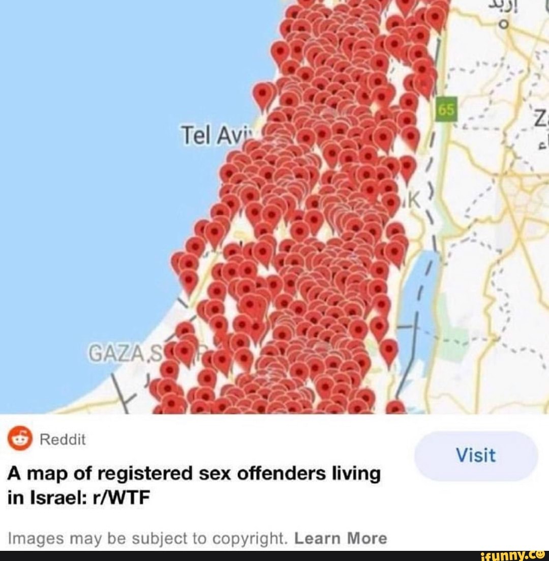 A Map Of Registered Sex Offenders Living In Israel Al Visit Images May   85a7bd94e69017a44b5a142c7deb3443149ae19708a2648c58041a928c6a6449 1 