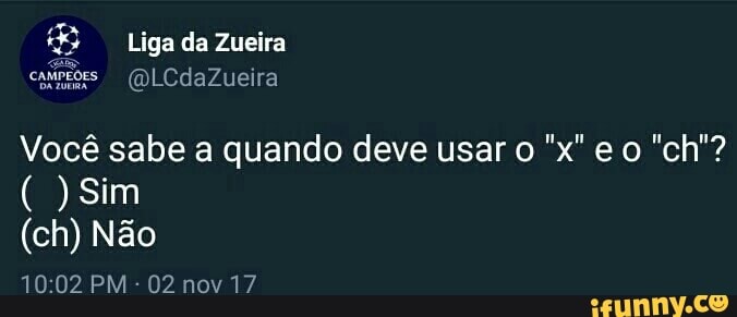 Você sabe a quando deve usar 0 "x" eo "ch'?