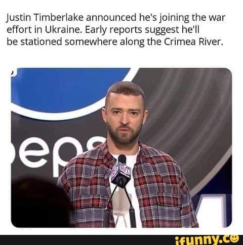 Justin Timberlake announced he's joining the war effort in Ukraine ...