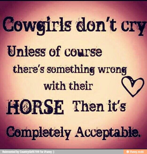 girls don't cry
Unless of course
there's something wrong
with their