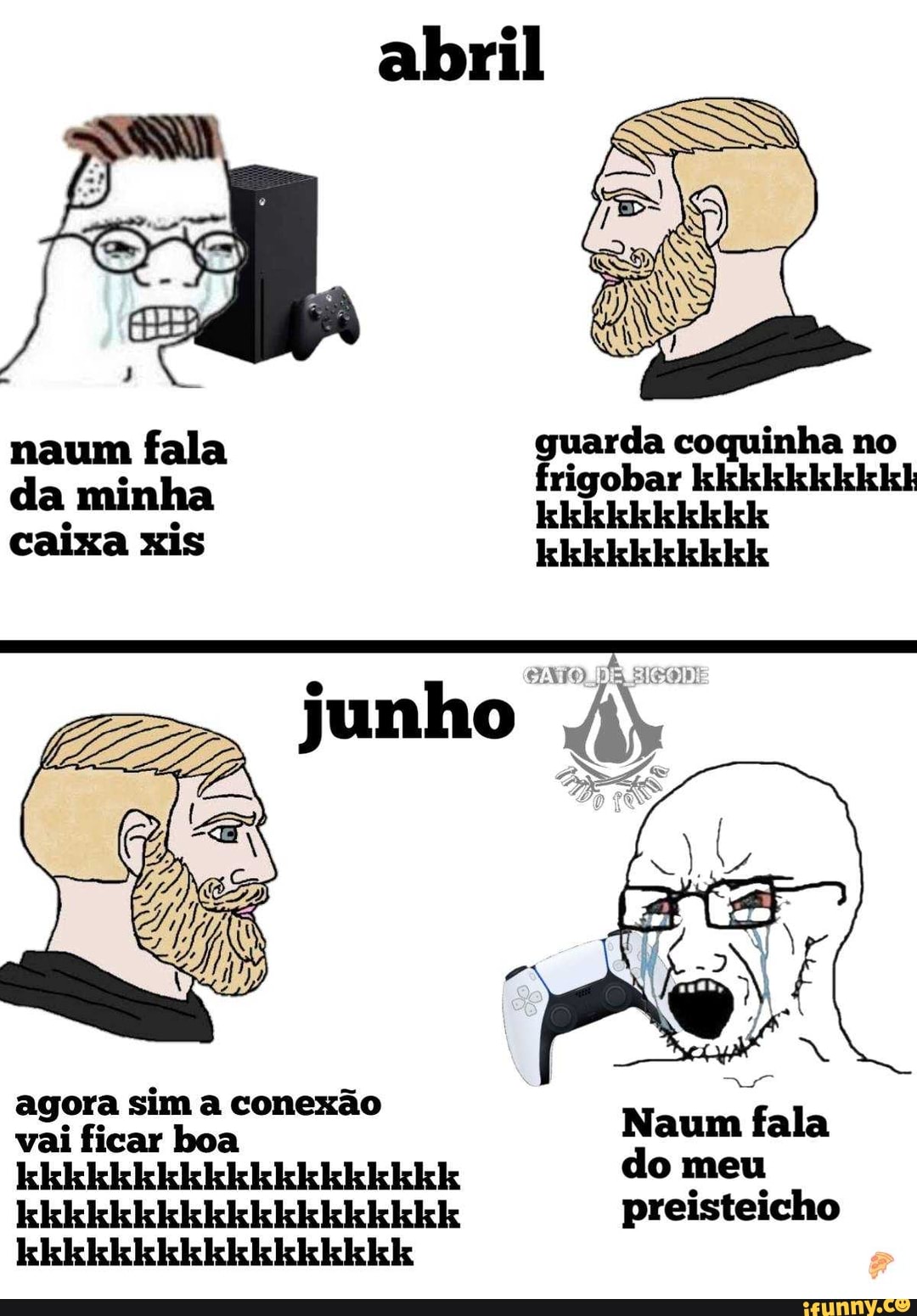 naum fala guarda coquinha
frigobar kkkkkkkkkI minha kkkkkkkkkk
caixa xis kkkkkkkkkk
agora sim a conexão
vai ficar boa
Naum fala
do meu