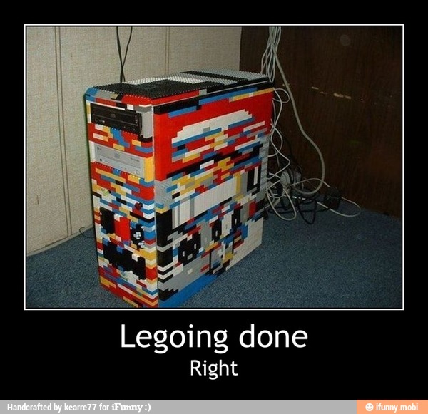 Legoing done
Right - Legoing done
Right