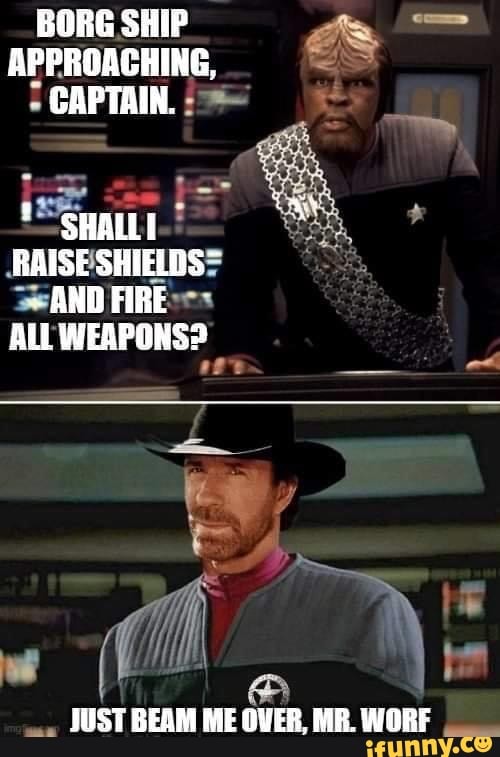 BORG SHIP
APPROACHING,
É
BEAM ME
a