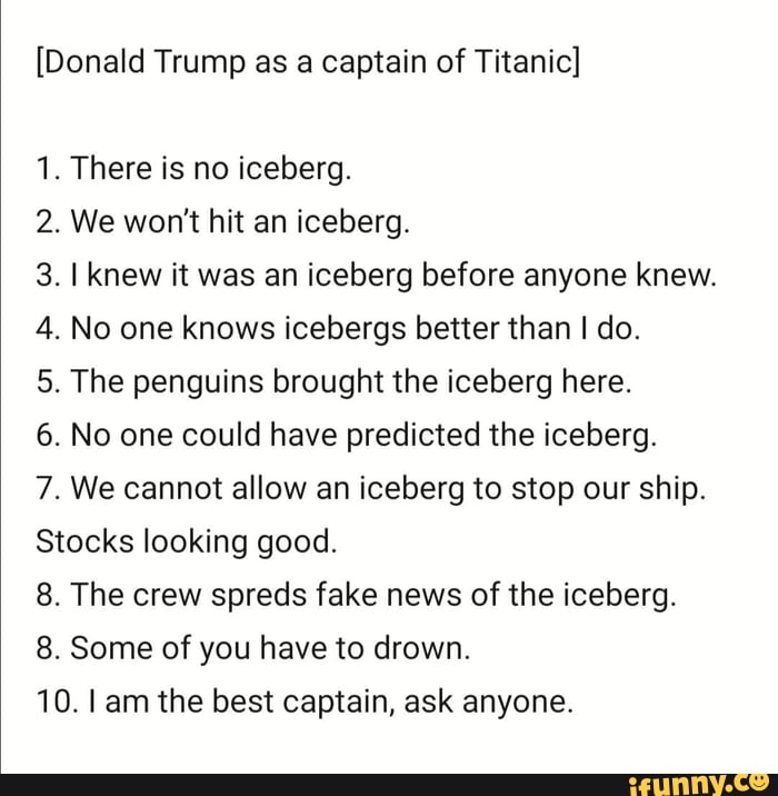 trump supporters iceberg image