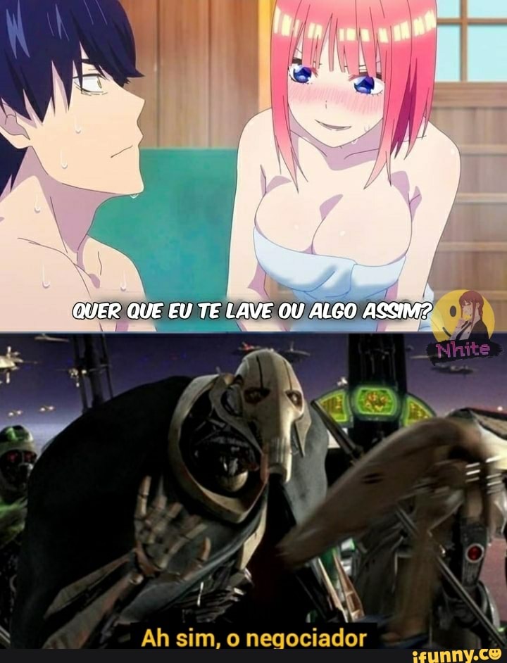 QUER QUE EU TE LAVE OU ALGO ASSIM?
Ah sim, negociador