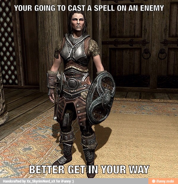 YOUR GOING TO CAST A SPELL ON AN ENEMY