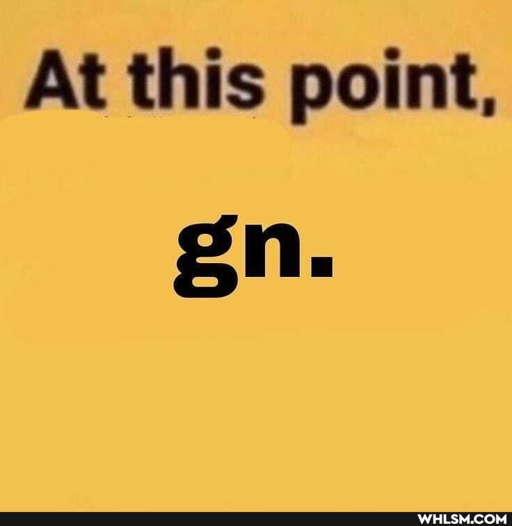 At this point,