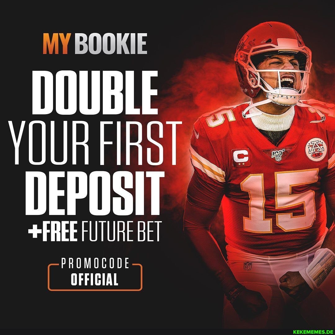 MY BOOKIE
DOUBLE YOUR FIRST.
DEPOSIT
+FREE FUTURE BET
-PROMOCODE OFFICIAL
