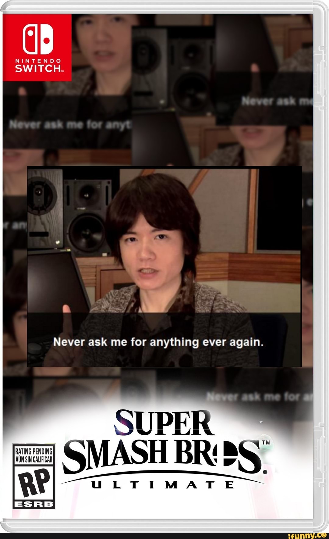 Never Ask Me For Anything Ever Again Super Smash Br Bst Esrb Ifunny