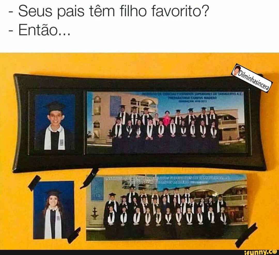 Seus pais têm filho favorito?