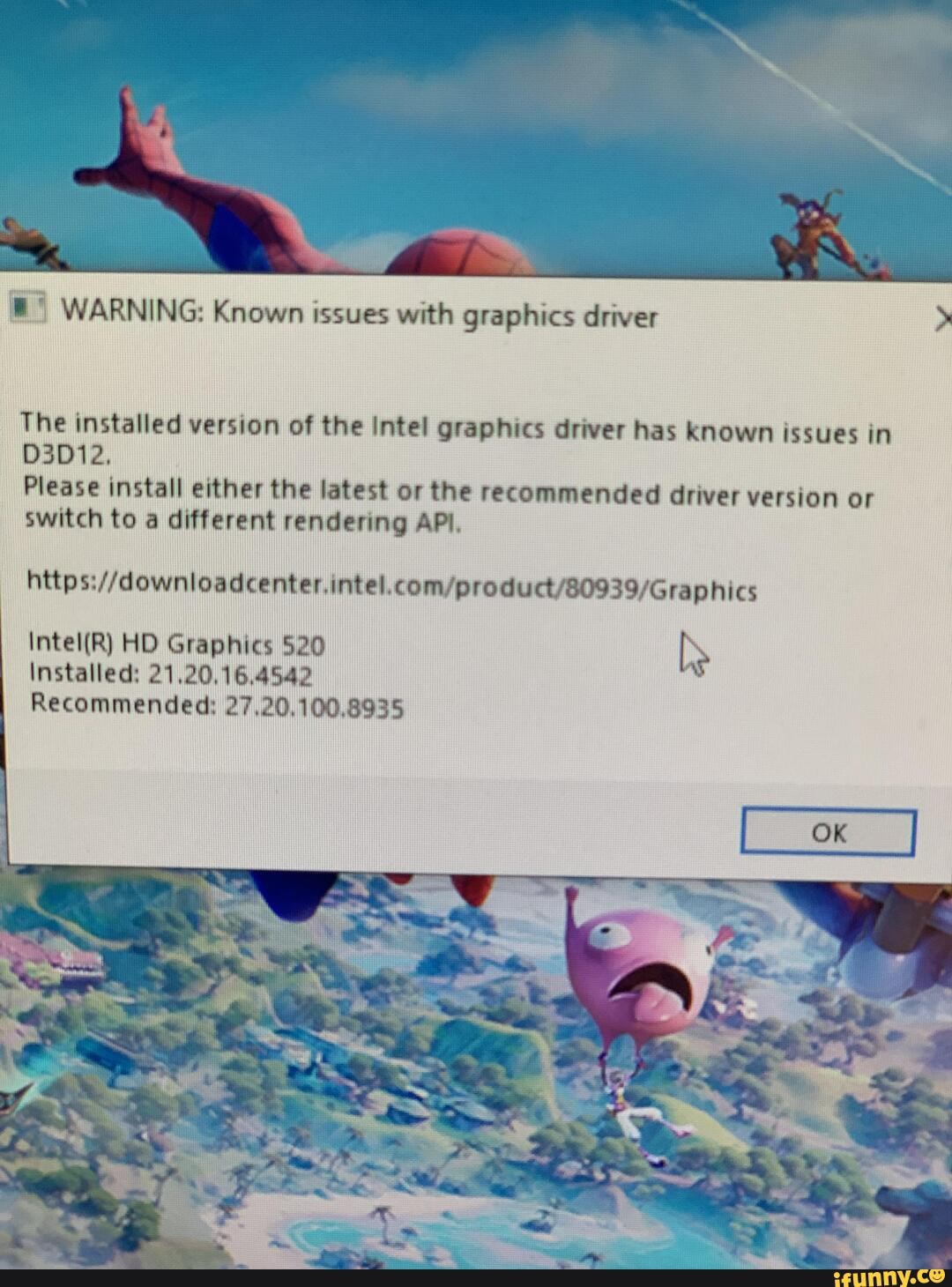 The installed version of the amd graphics driver has known issues что делать