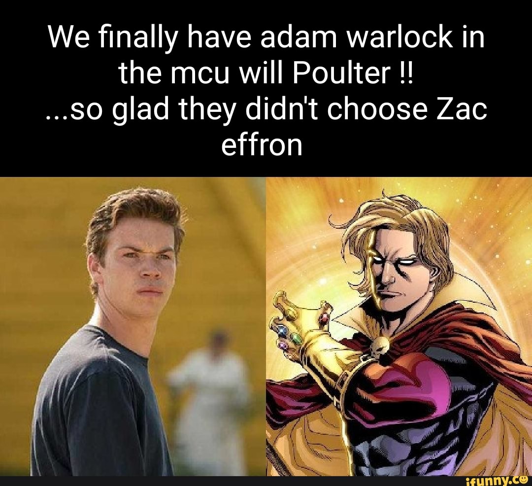 We finally have adam warlock in the mcu will Poulter ...so glad they ...