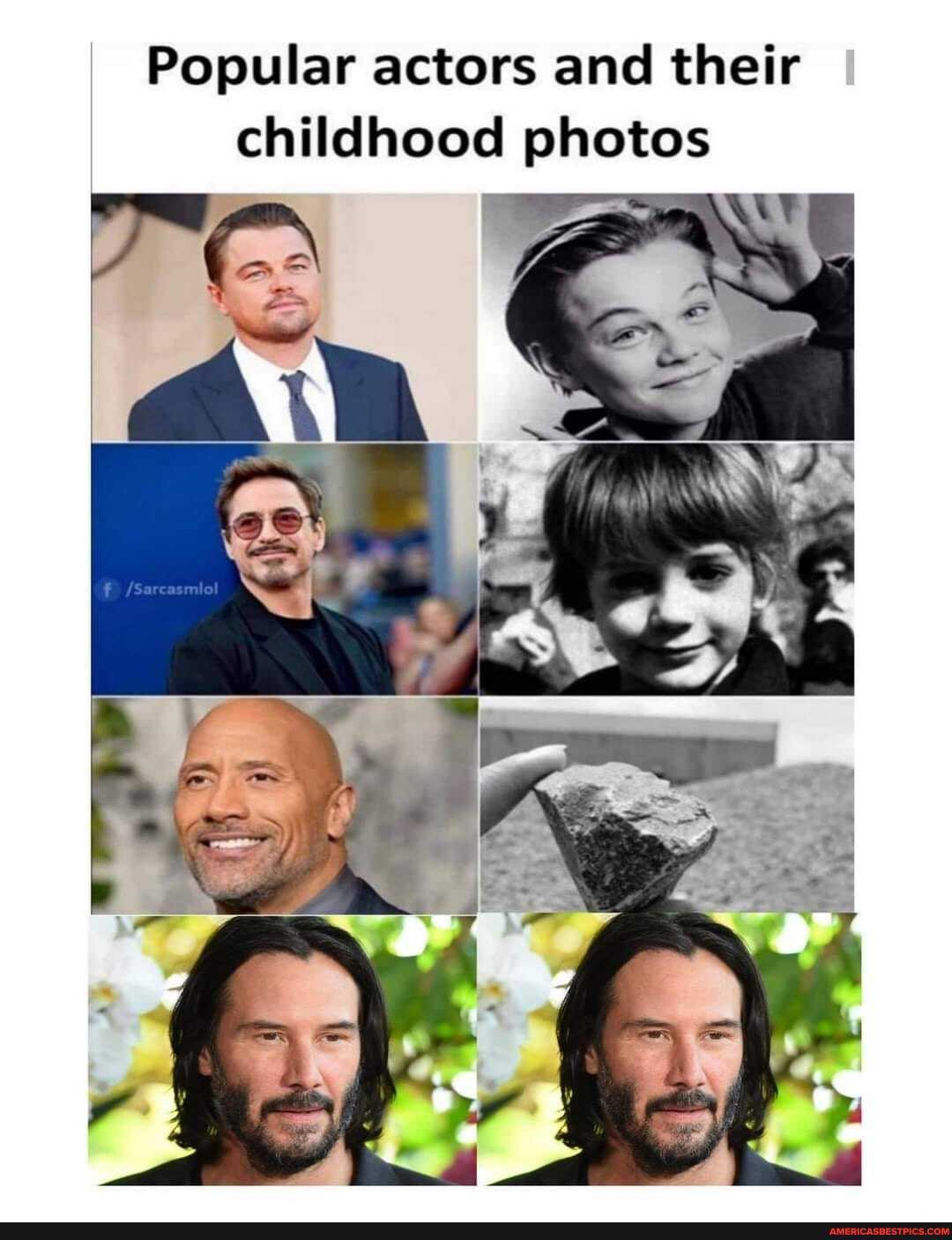 Popular actors and their I childhood photos
