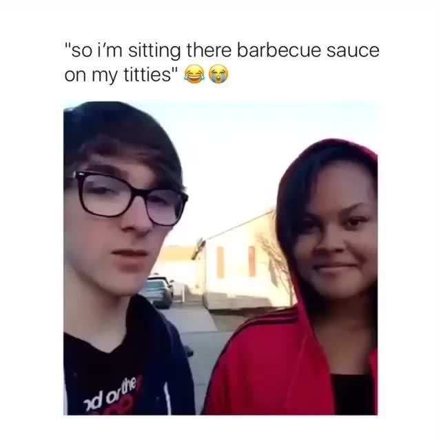 Sauce on titties barbecue Not My