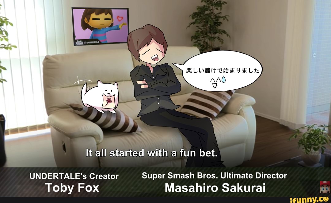 Turns Out Toby Fox Helped Set Up English Subtitles For Sakurai's   Channel