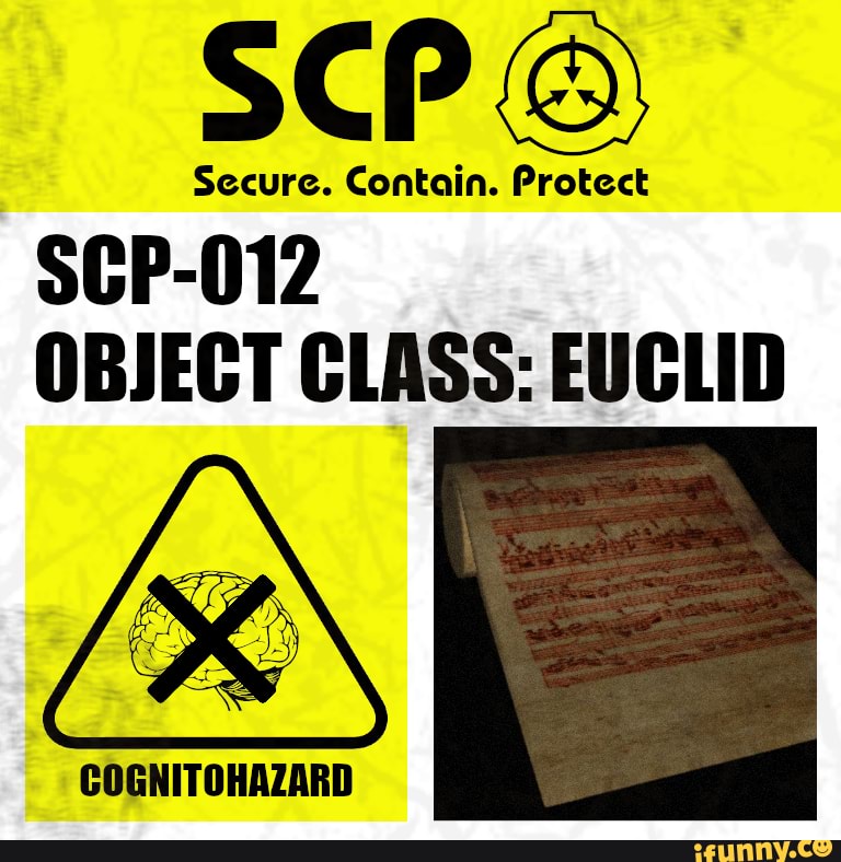 SCP Labrat SCP Signs - SCP Secure. Contain. Protect SCP-012 OBJECT ...