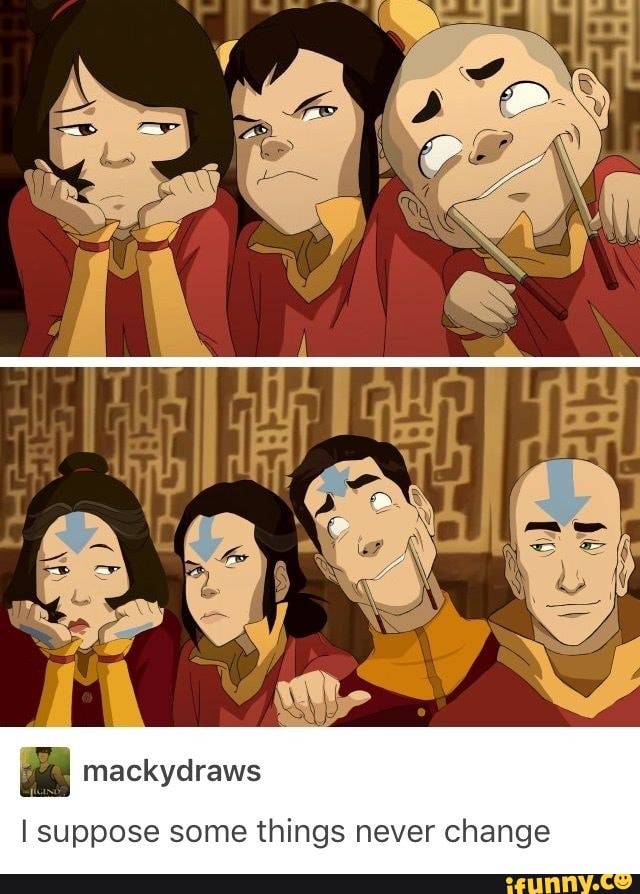 I suppose some things never change
