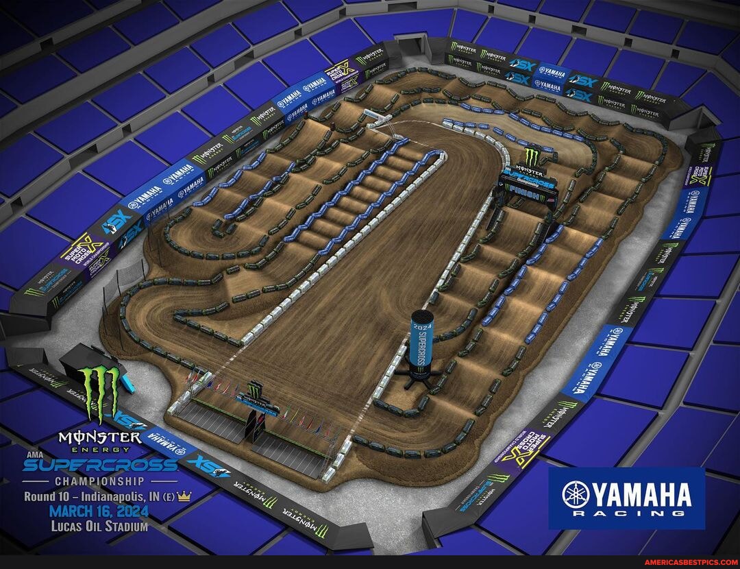🚨Get your tickets! Here are the 2024 monsterenergy Supercross track