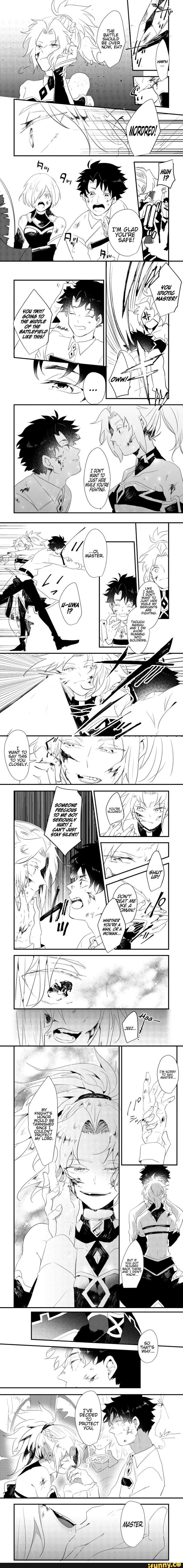 weeb, anime, animu, weebshit, cute, comic, wholesome, wholesomewednesday, fgo, fate, fategrandorder, mochan, mordred, saber, relationship, love