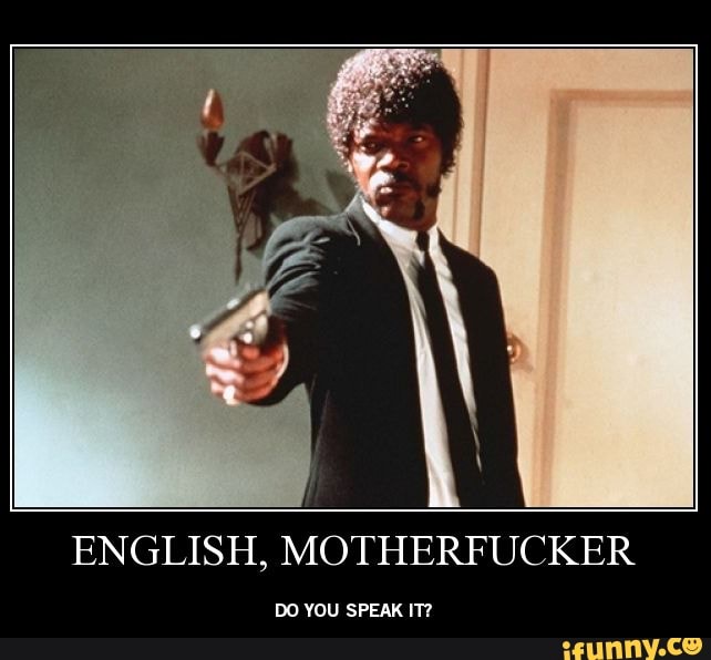 do you speak english pulp fiction