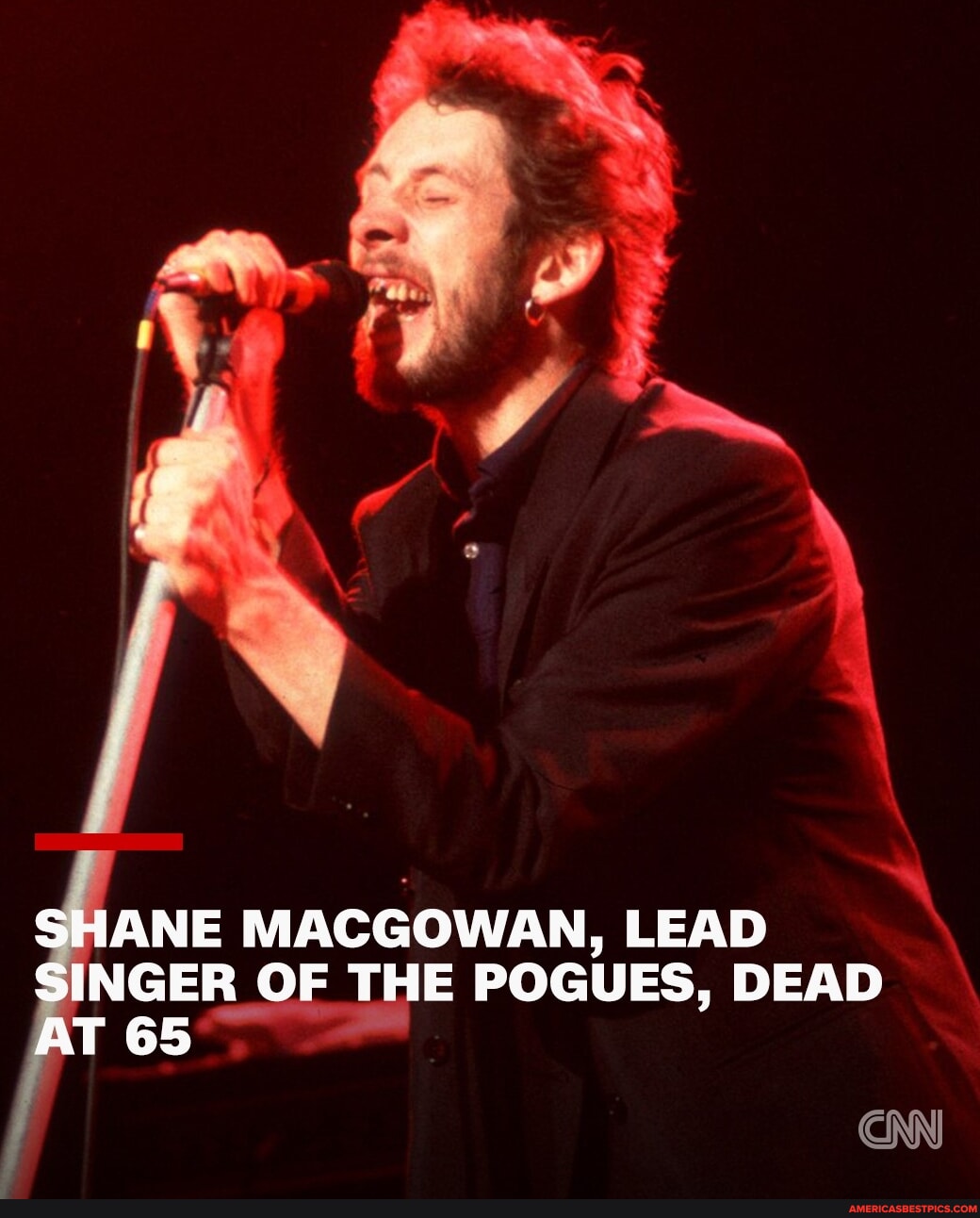 SHANE MACGOWAN, LEAD SINGER OF THE POGUES, DEAD AT 65 CNN America’s best pics and videos