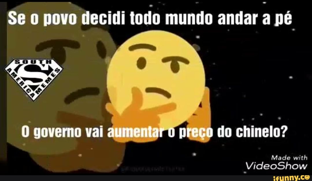 Se 0 povo decidi todo mundo andar a pé