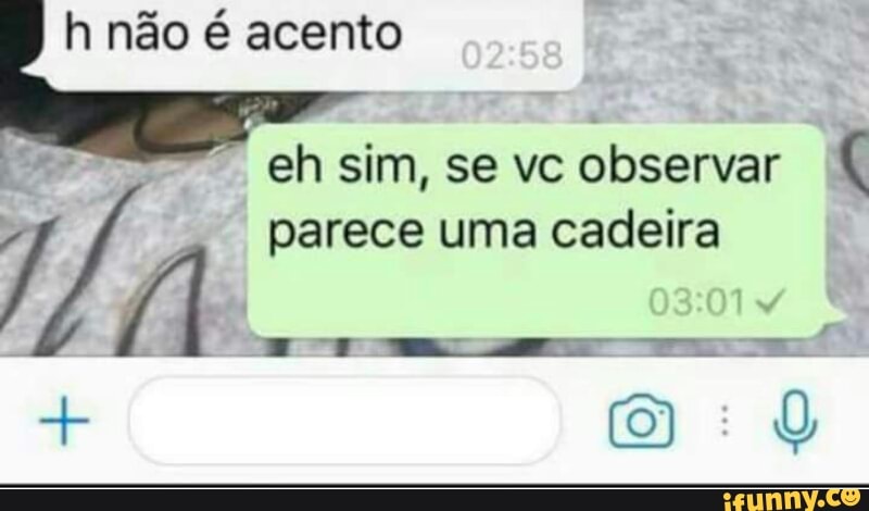 co eh sim, se vc observar Ws parece uma cadeira