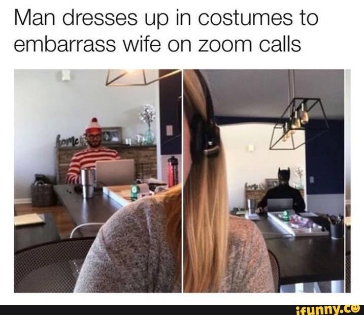 Smile it’s Friday! - Man dresses up in costumes to embarrass wife on ...