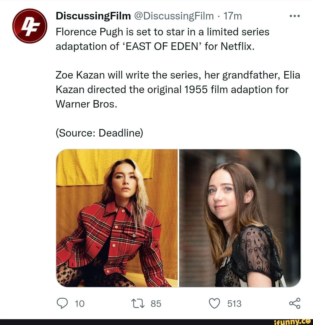 DiscussingFilm DiscussingFilm Florence Pugh is set to star in a