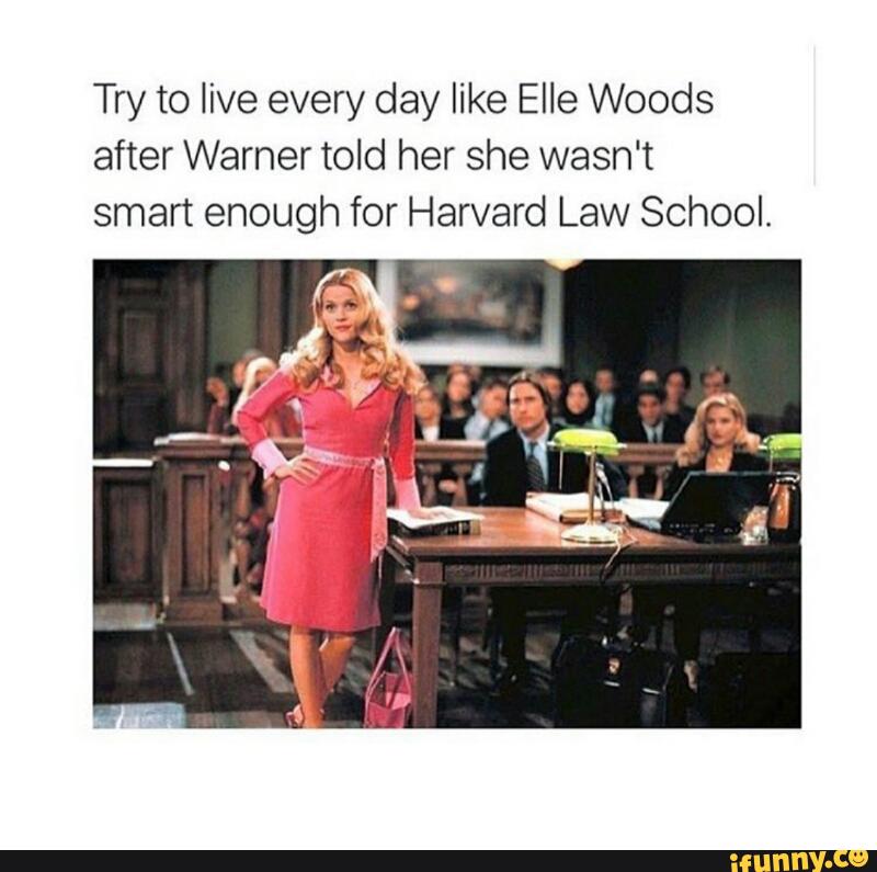 Try To Live Every Day Like Elle Woods After Warner Told Her