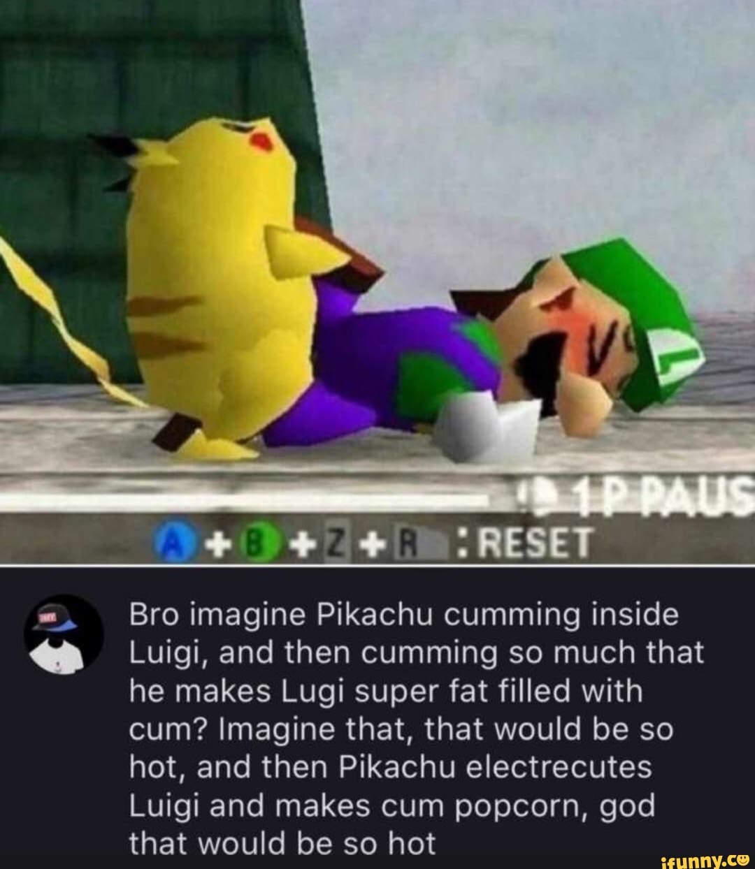 RESET Bro Imagine Pikachu Cumming Inside Luigi And T