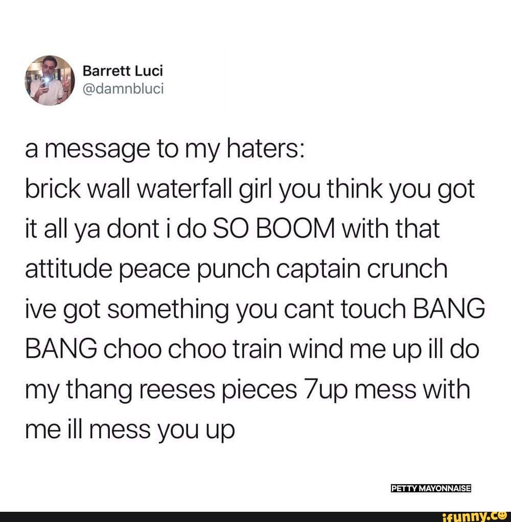 Brick wall waterfall lyrics