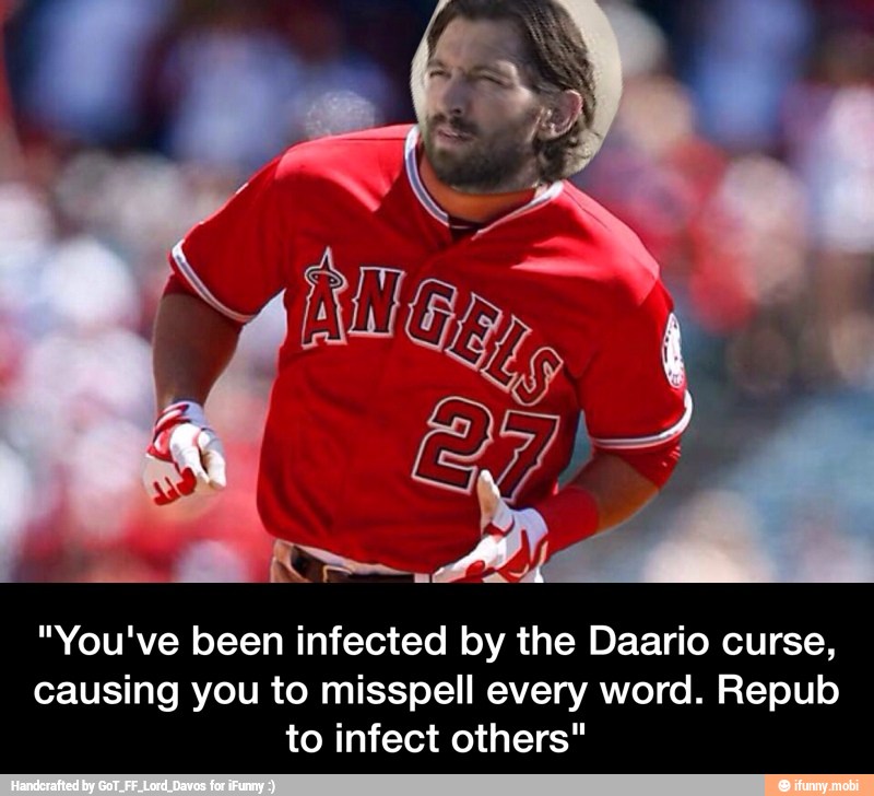 "You've been infected by the Daario curse,
causing you to misspell every word. Repub
to infect others" - "You've been infected by the Daario curse, causing you to misspell every word. Repub to infect others"