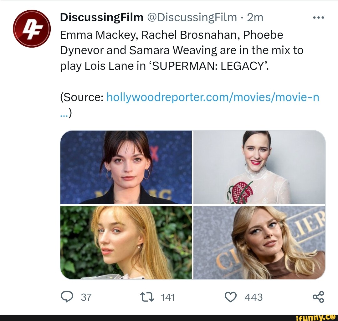 DiscussingFilm DiscussingFilm Emma Mackey Rachel Brosnahan Phoebe 