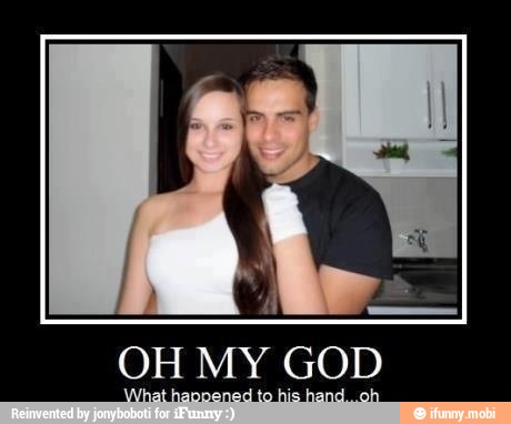 OH MY GOD
What happened to his hand. oh
