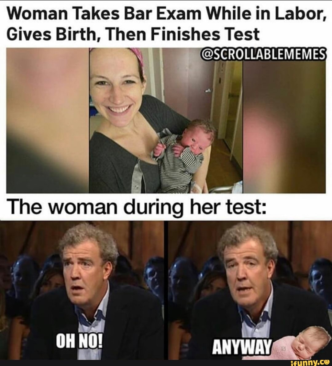 Woman Takes Bar Exam While in Labor, Gives Birth, Then Finishes Test