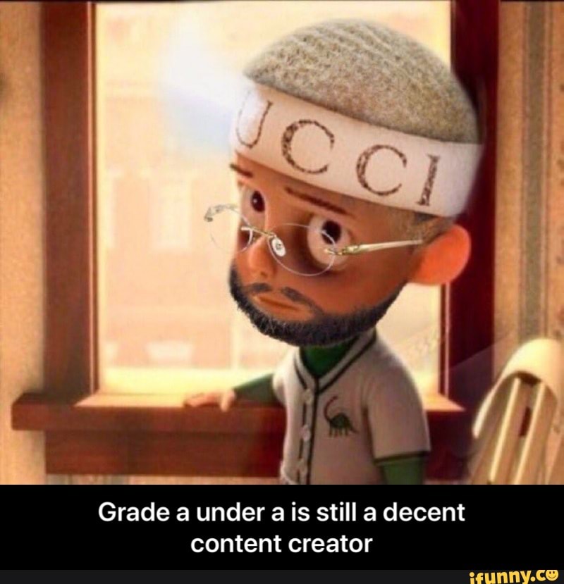 Grade a under ais still a decent
content creator - Grade a under a is still a decent content creator