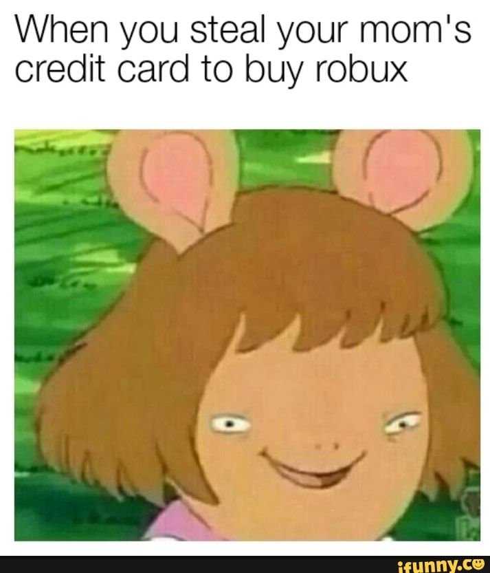 stealing robux with my mom