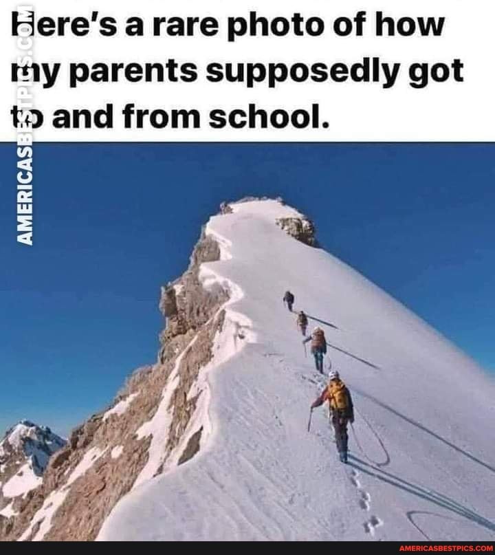 Here's a rare photo of how my parents supposedly got ta and from school.
AMERICAS