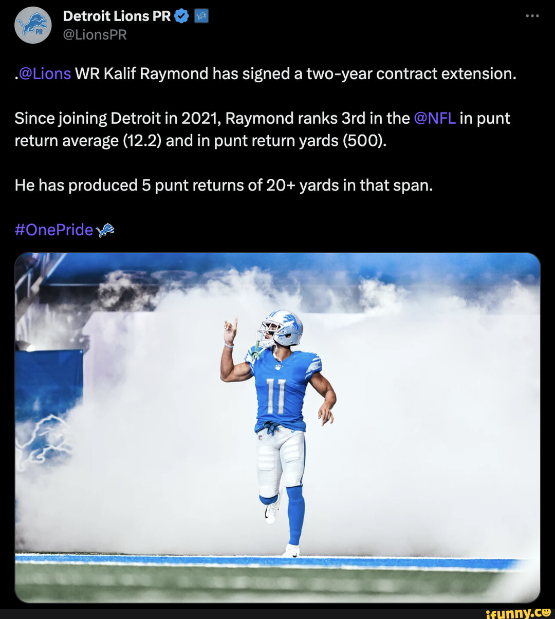 Detroit Lions PR on X: Since joining the @Lions in 2021, LB