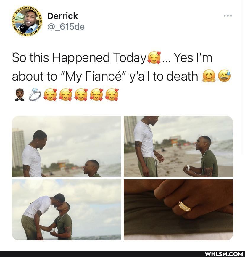 Derrick
So this Happened Today@... Yes I'm about to "My Fiance" y'all to death