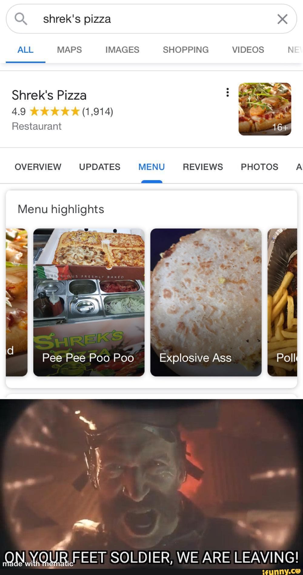 Shrek's pizza x ALL MAPS IMAGES SHOPPING VIDEOS Shrek's Pizza 49 (1,914