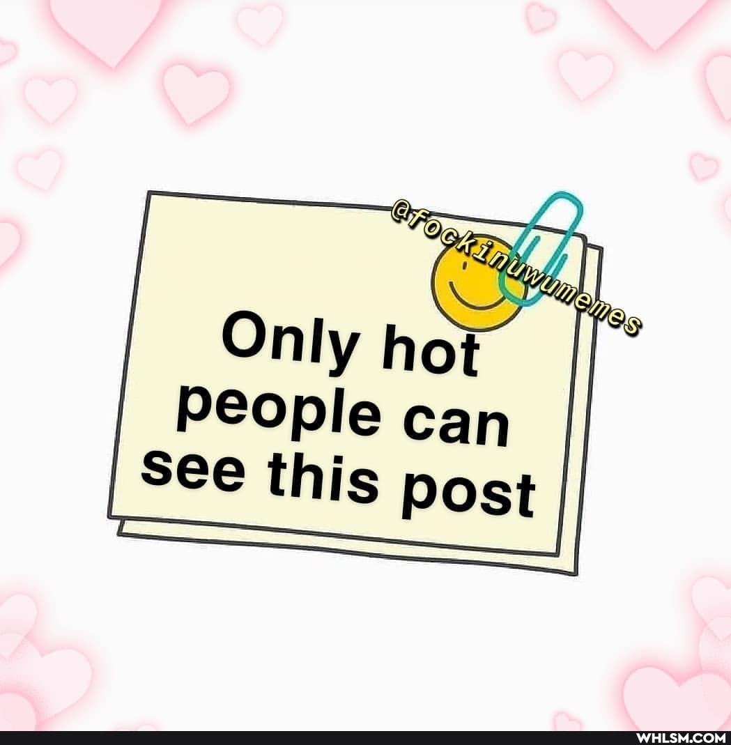 People can
See this Post II