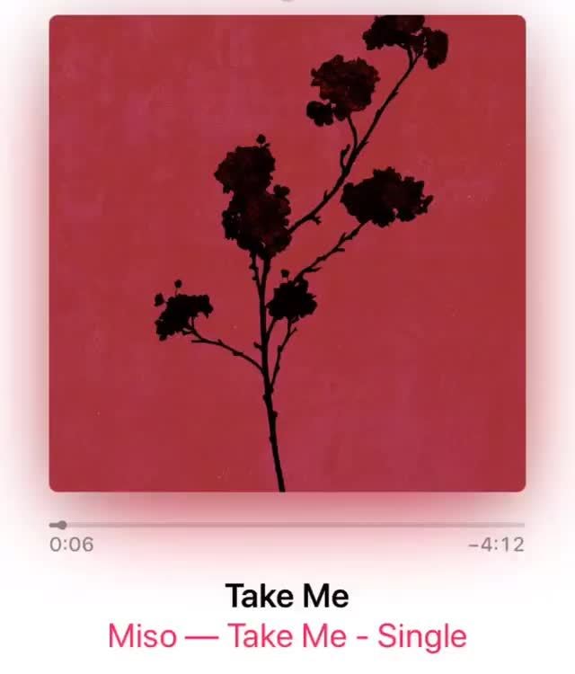 Take me up take me down. Miso take me. Take on me Single.