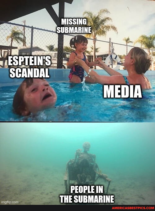 MISSING SUBMARINE "ESPTEIN'S SCANDAL MEDIA PEOPLE IN THE SUBMARINE