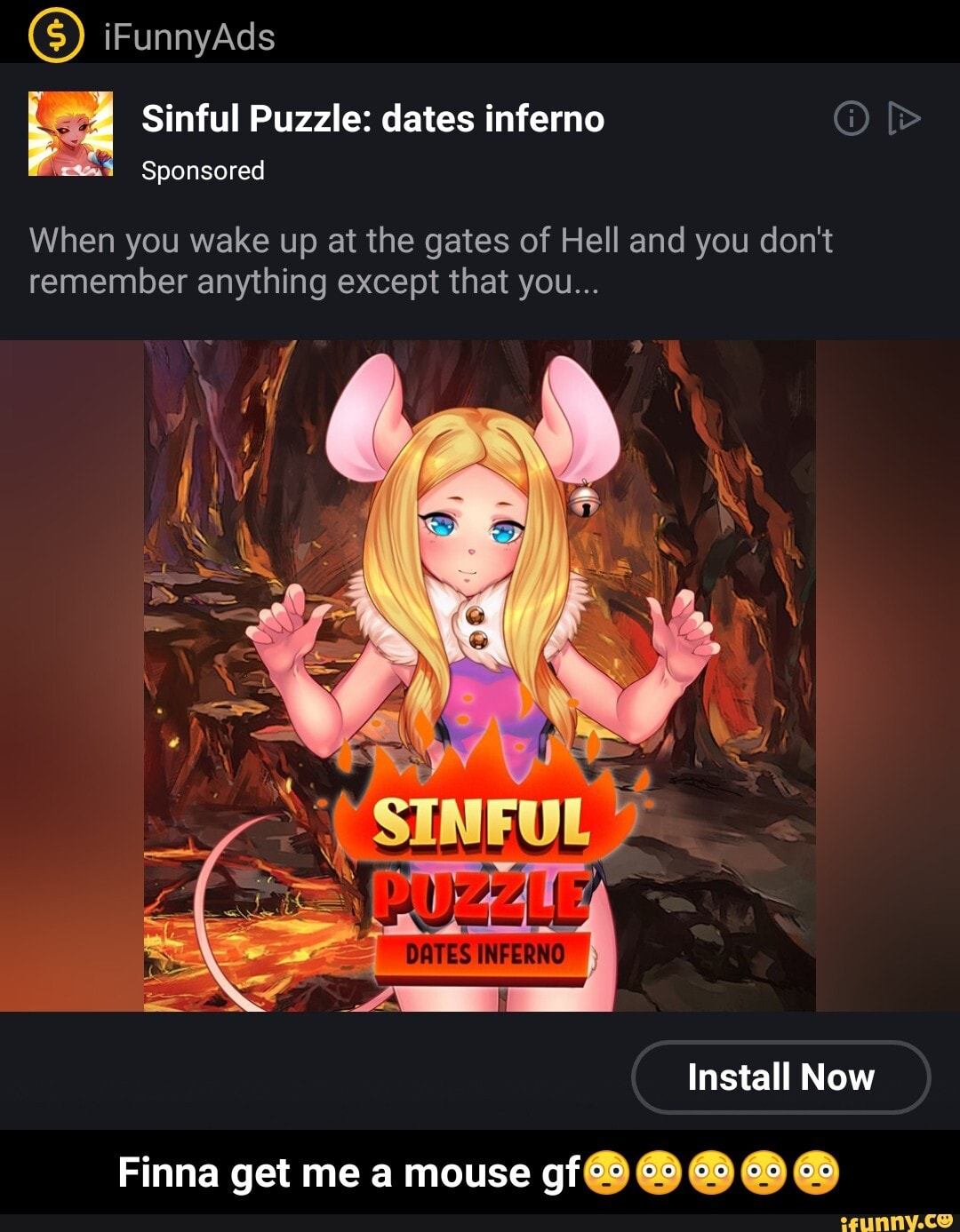 Sinful Puzzle: dates inferno When you wake up at the gates of Hell and you  don'