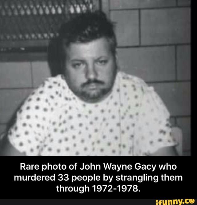 Rare photo of John Wayne Gacy who murdered 33 people by strangling them ...