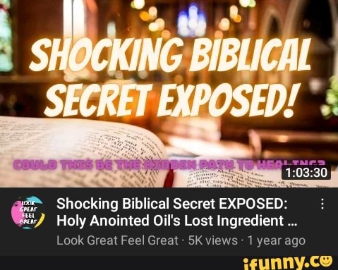 SHOCKING BIBLICAL SECRET EXPOSED! Shocking Biblical Secret EXPOSED