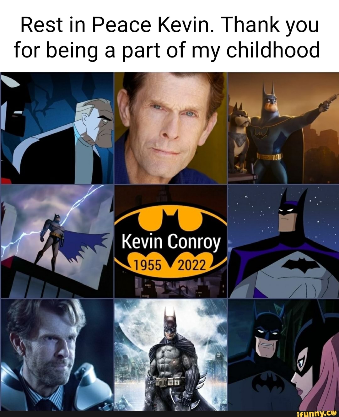 Rest in Peace Kevin Conroy. Thank you for giving us the iconic voice of  Batman. : r/gaming