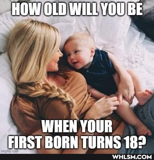 HOW OLD WILL YOU BE
WHEN YOUR FIRST RORN TIRNS 1829